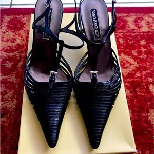 Black Designer High Heels- Size 7